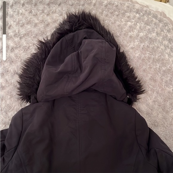 Barbour Black Land Rover Terrain Quilted Parka Size 4 - Picture 9 of 16